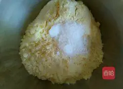 Cornmeal bean paste cake recipe 1