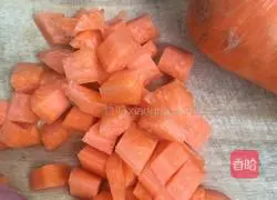 Illustration of how to make assorted fried rice 1