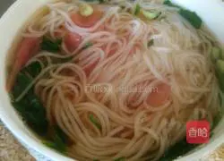 Illustration of home-cooked noodles 8