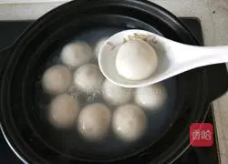 Illustration of how to make glutinous rice balls 10
