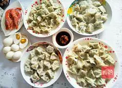 Illustration of how to make fennel dumplings 6