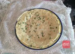 Illustration of how to make garlic sprouts and egg pancakes 7