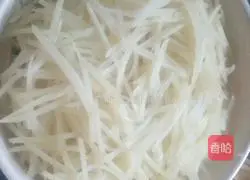 Illustration of how to make fried noodles