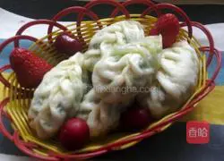 Illustration of how to make vegetable buns 11