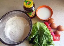 How to make lettuce hand cakes Illustration 1