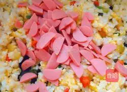 Illustration of home-style egg fried rice 7