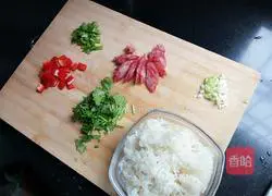 How to make Sausage Fried Rice Illustration 1