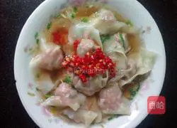 Illustration of how to make beef wontons 14