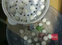 Sesame and papaya glutinous rice balls recipe 4