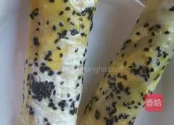 Illustration of how to make bacon and vegetable pancakes 13