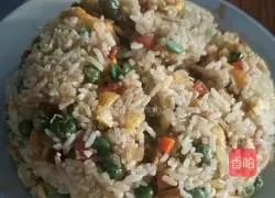 Illustration of home-style fried rice 3