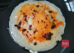 Illustration of how to make grain pancakes and fruits 8