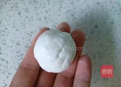 Illustration of how to make rice and black sesame dumplings 8