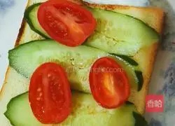 Illustration of how to make family sandwiches 1