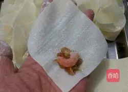 Illustration of how to make shrimp wontons 6