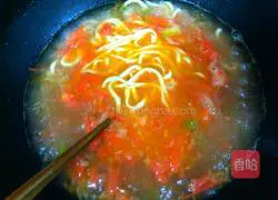 Illustration of how to make cabbage noodles 8