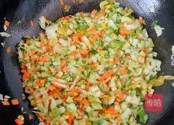 Vegetable and egg fried rice Illustration of how to do it 5