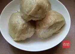 Illustration of how to make brown sugar steamed buns 15