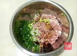 Illustration of how to make pumpkin meat buns 5