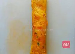 Illustration of how to make tomato and egg burritos 8