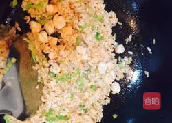 Illustration of how to make shrimp fried rice 10
