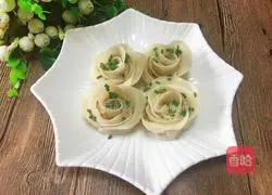 Illustration of how to make rose dumplings 8