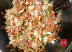 Illustration of how to make fresh meat buns 9