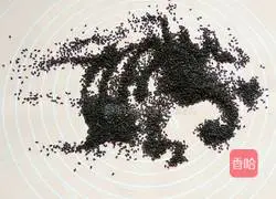 Illustration of how to make black sesame steamed buns 3