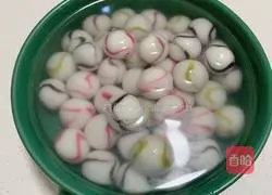 Illustration of how to make fried glutinous rice balls 3