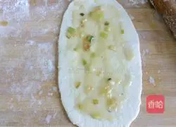 Scallion pancakes Illustration of how to do it 4