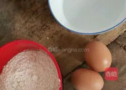 Illustration of how to make egg pancakes 1