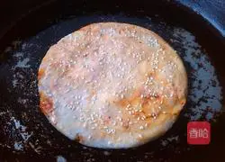 Illustration of how to make soy scallion pancake 10