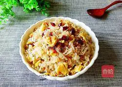 Illustration of how to make mung bean sprouts and egg fried rice 11