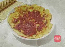 Illustration of how to make milk-flavored potato and egg pancakes for breakfast 5