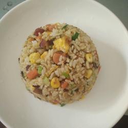 Colorful fried rice