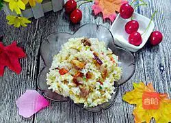  Illustration of how to make barbecued pork fried rice 7