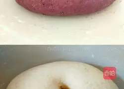 Illustration of how to make purple sweet potato blossom steamed buns 7