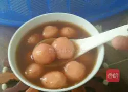 Illustration of how to make sweet-scented osmanthus brown sugar glutinous rice balls 7