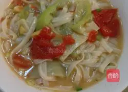 Illustration of how to make seasonal vegetable noodles 3