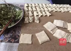 Illustration of how to make white radish dumplings 2