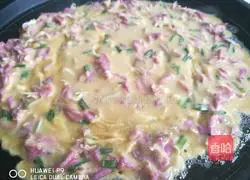Pink acacia egg pancake recipe 6