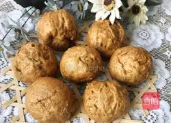 Illustration of how to make big brown sugar steamed buns 17