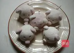 Illustration of how to make pig glutinous rice balls 7