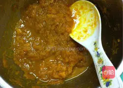 Illustration of how to make steamed pumpkin cake 3