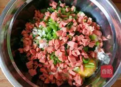 Illustration of how to make vegetable pancakes 5