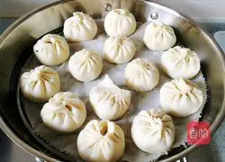 Illustration of how to make purslane and pigskin buns 13