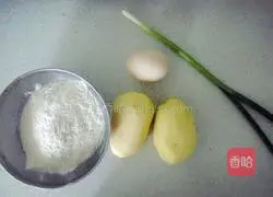 Illustration of how to make potato cakes 1