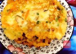 Illustration of how to make breakfast pancakes 8