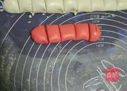 Illustration of how to make bear paw glutinous rice balls 4