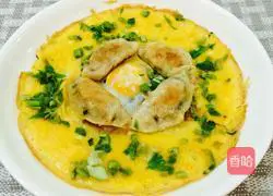 Illustration of how to make fried sophora flower dumplings 7
